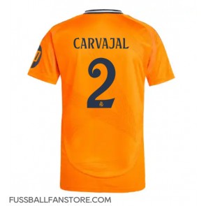 Real Madrid Daniel Carvajal #2 Replik Auswärtstrikot 2024-25 Kurzarm